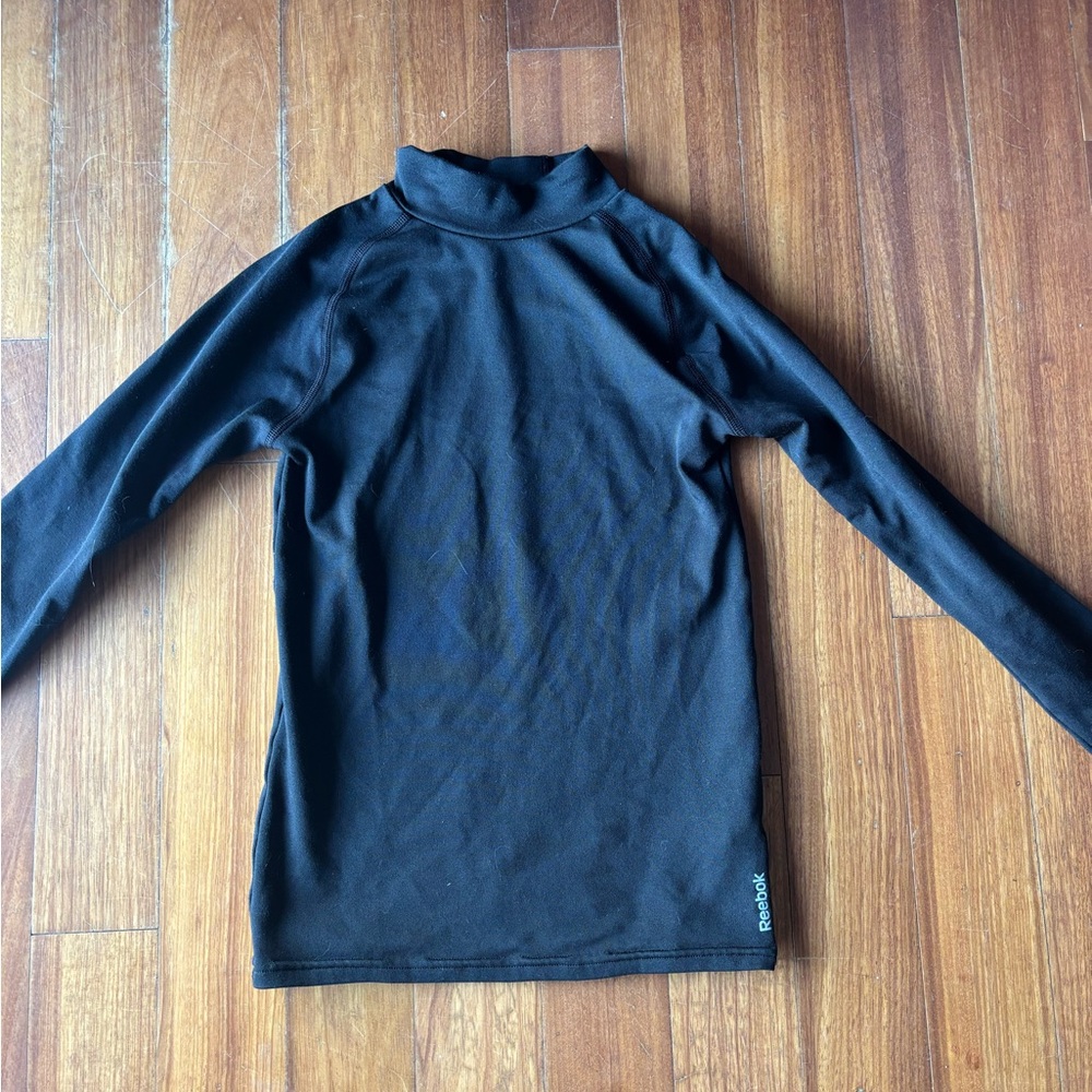 Youth Reebok Black thermal shirt